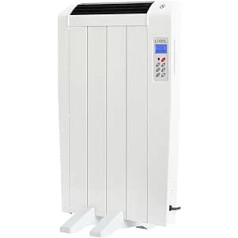 LODEL RA4 - Heizkörper Elektroheizung 600 W, Programmierbar, Schnellaufheizung, Ideal für ≤1 Stunde, bis +/- 8m², Weiß