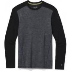 Smartwool Termo krekls MS Merino 250 Baselayer Pattern Crew XXL Medium Gray/Tick Stitch