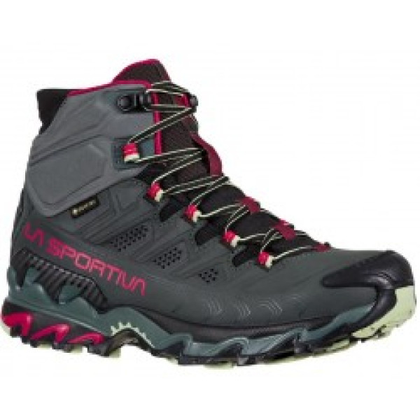 Apavi ULTRA RAPTOR II Mid Leather Wide Woman GTX 40 Charcoal/Cerise