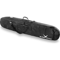 BLACK CREVICE Snowboard Bag I Snowboard Bag with Compartment for Snowboard Shoes I Robust Snowboard Bag with Padded Shoulder Strap and Handle I Volume: 35 L I Dimensions: 170 x 26 x 8 cm