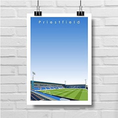 Sākums.Ground.Izdrukas Sienas grafiskā dizaina Futbola stadiona dāvanu kolekcija — Gillingham FC Priestfield