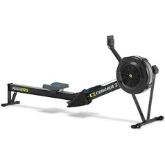 Concept2 RowErg su standartinėmis kojomis, irklavimo mašinos modelis D, juodas