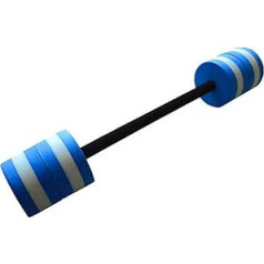 Panonw 2 x Aquatic Dumbbells Water Aerobic Exercise Foam Dumbbell Aquatic Hand Bars Weight Dumbbells Pool Resistance Water Fitness Equipment