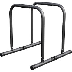 GORILLA SPORTS® iegremdēšanas stieņi - komplekts 2, 61 x 38 x 73 cm, līdz 200 kg, neslīdošs, krāsu izvēle - Fitnesa paraletes, iegremdēšanas stacija, atspiešanas statīva stienis, iegremdēšanas stieņi, iegremdēšanas statīvs, sporta treni