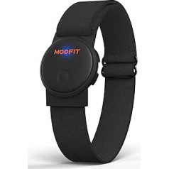 moofit HW401 pulsometrs, pulsometrs ar rokas siksnu, IP67 ūdensizturīgs, atbalsta Bluetooth/ANT+, uzlādējama pulsometra aproce, darbojas ar Wahoo, Strava, Elite HRV