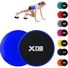 XN8 Sliding Discs Fitness Exercise Core Sliders Fitness Disc Gym Gliding Discs for Abdominal Training Exercises Carpet Wooden Floors for Home Training Sliding Disc Sport Slides