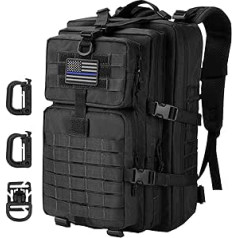 Hannibal Tactical 40L militārā taktiskā mugursoma US Cooper mugursoma armijas uzbrukuma komplekts 3 dienu bug Out Go Bag Trekking pārgājienu mugursoma