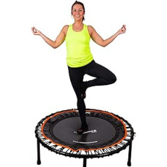 FIT Bounce PRO Bungee-Trampolin Patentvergabe | Faltbar, Leise, Schön Konstruiert Professionelles Minitrampolin für Erwachsene & Kinder | Inklusive DVD Online Workouts | Maximalgewicht 150kg