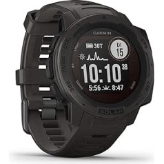 Garmin Instinct ūdensizturīgs GPS viedpulkstenis ar sporta/fitnesa funkcijām, plaukstas locītavas pulsometrs, fitnesa izsekotājs un viedtālruņa paziņojumi, daudzi modeļi, no kuriem izvēlēties.