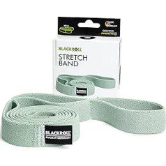 BLACKROLL® Stretch Band/Multi Band, fitnesa josla mobilitātei vai holistiskiem treniņiem, elastīga vingrošanas josla ar cilpām, ādai draudzīga stiepšanās josla, ideāli piemērota jogai, Ražots Vācijā