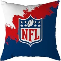 NFL Cushion Shield Logo Futbola spilvens Brush Spilvens Dīvāna spilvens 50 x 50 cm, daudzkrāsains