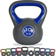 MSports Kettlebell 2-20 kg, ieskaitot Exercise plakātu.