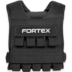 Fortex svara veste 10-20 kg ar noņemamu svaru treniņveste fitnesa veste