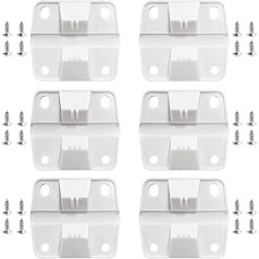 Ansook Radiator Replacement Hinges & Screws for Coleman Radiator Parts - Pack of 6