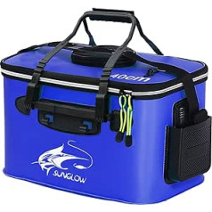 Fish Bucket, Foldable Fish Bucket, Multifunctional EVA Fishing Bag for Outdoor Use, Live Fish Bait, Bucket and Fish Protection Bucket, 10GAL/8GAL/6GAL/4.8GAL/3GAL Live Fish Container