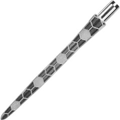 TARGET Steel Tip Firestorm Dart Replacement Tips Titanium Point Lengths (Silver Onyx 30 mm)