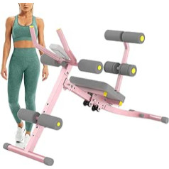 Ab Machine: Ab Workout Equipment for Women Home Gym, Abdominal, Core Exercise Equipment for Body Shaping Foldable Ab Trainer