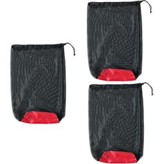 Yardwe Pack of 3 ziemas sildītāji kompresijas soma mugursoma suvive āra drēbes eucksack ricksack soma banylon camping tripse swor kompresijas soma guļammaisam pieaugušajiem sieta soma