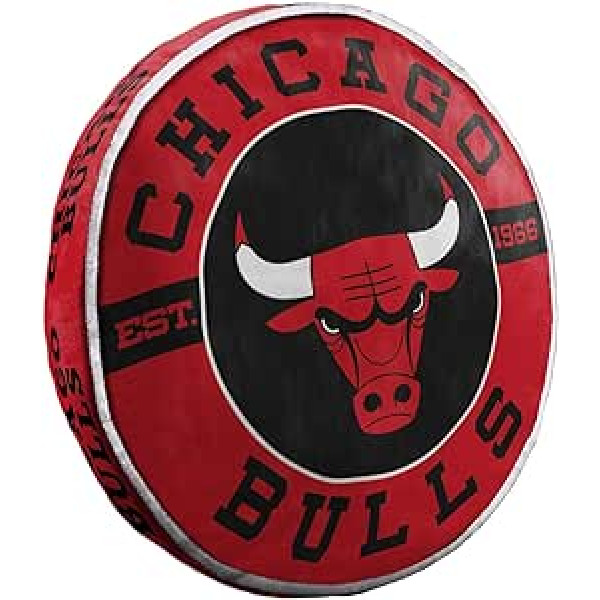 Northwest 1NBA14800004RET Company Chicago Bulls Travel Pillow, 15-Inch, One Size, Multi-Colour