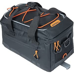 Bazilika bagāžas soma Miles Black Orange - 7 litri - Brezents, 32 x 20 x 20,5 cm