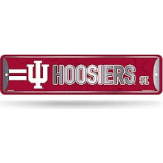 Rico Industries NCAA Indiana Hoosiers Metāla ielas zīme 4