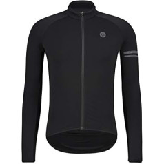 AGU Unisex Maglia Thermo Sport Uomo Nero - Maniche Lunghe Maglia Thermo Sport Uomo Nero - Maniche Lunghe (1er Pack)