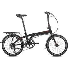 Tern Unisex Bicycle Link C8 DR saliekams velosipēds, 8 pārnesumi, 20 collu modelis 2021, melns, CB19PFCO03HDR