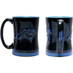 Boelter Brands NFL 262771 Carolina Panthers kafijas krūze, komandas krāsa, 400 ml