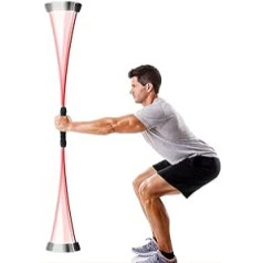 Fitness Schwingstab Pilates Stange Tragbares Yoga Stick Fitness Stretch Bar, Body Exerciser, Shoulder Tube Baseball, Multifunktionaler Sport Tremor Fitness Elastisches Training Fettverbrennung Fettabw