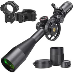 WestHunter Optics WHI Series Hunting Rifle Scope, First Focal Tarpaulin, 30 mm Tactical 1/10 MIL Precision Long Distance Shooting FFP Rifle Scopes | Available in 2 Types with 7 Mounting Options