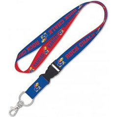 WinCraft Snack Bowl Kansas Jayhawks Premium virves atslēgu piekariņš, Rock Chalk Jayhawk Ku Edition, 23 collas garš