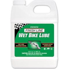 Finish Line Wet Bicycle Chain Lube, 909 Quart Jug