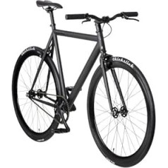 bonvelo Single Speed & Fixie Bicycle Blizz Atpakaļ uz melnu rāmja izmēru Liels (56 cm) Modelis 2023
