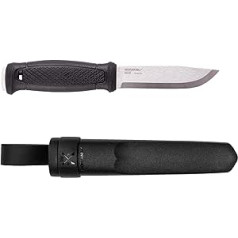 Morakniv Garberg Sandvik Stainless Steel Survival Knife with Fixed Blade, 4.3-inch, Black