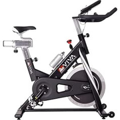 AsVIVA Indoor Cycle Speedbike S14 Bluetooth | t.sk. SPD klikšķu pedāļi un krūšu siksna (pulsa siksna), 23 kg spararata masa, saderīga ar lietotni, nepārtraukta pretestības regulēšana.