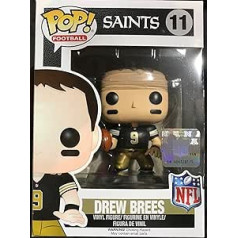 NFL POP! Futbola vinila figūra Drū Brīsa (Ņūorleānas Saints) 9 cm Funko mini figūriņa