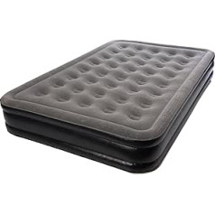 Outwell Unisex Outdoor Flock Excellent Air Bed pieejama pelēkā/melnā krāsā — viens izmērs