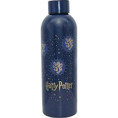 1 x Harry Potter Water Bottle 750ml Stainless Steel Bottle Reusable Thermal Sports Bottle Leakproof with Screw Cap Water Bottle for Kids Ages 3+