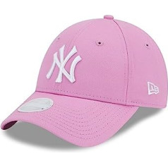 New Era New York Yankees MLB metāla logotips, melns 9Forty regulējams sieviešu vāciņš