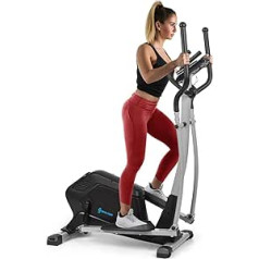 Capital Sports Helix Comfort Cross Trainer - Cross Stepper with 12 kg Flywheel Mass, Elliptical Trainer with 32-Level MagResist Magnetic Resistance, Kinomap App Support