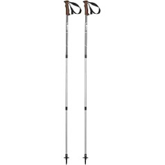 LEKI Yurok AS Women's and Men's Hiking Poles, White-Lime-Dark Anthracite, One Size