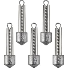 Dr.Fish Pack of 5 Spider Surf Fishing Weight Sputnik Sinker 28,3g - 237g Saltwater Surf Fishing Sinker Beach Casting Sea Fishing Bottom Turētājs