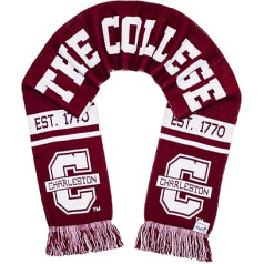 College of Charleston Scarf - COC Cougars Knitted Classic, Oficiālās komandas krāsas