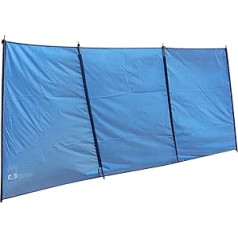 duhe189014 Beach Wind Shield 4.3 x 1.3 m Foldable Portable Camping Wind Protection Durable Ideal Wind and Privacy Screen for Beach and Garden with Wind Ropes and Pegs for Outdoor Picnic, Elegance