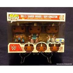 Funko 0889698115414 WWE figūriņu iepakojums ar 3 lieliem E Xavier Woods Kofi Kingston Pop 10 cm