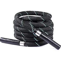 NENGGE Battle Ropes Treniņvirve Kaujas virve Fitnesa virve Crossfit & Mājas Treniņiem - 38 mm Šūpošanās Virve 10 m Garums Fitnesa Virve Rievojums Spēka Treniņiem Kardio treniņi