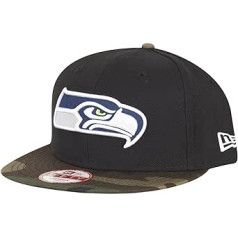 New Era 9Fifty Snapback vāciņš — Seattle Seahawks Black Camo