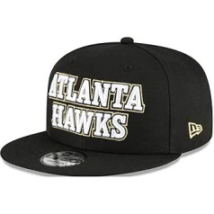 New Era NBA20 City Off 9Fifty Snapback Cap Atlanta Hawks Black