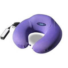 TYXTYX U-Shaped Travel Massage Pillow Memory Foam Travel Pillow Ergonomic Neck Support Memory Foam Travel Relaxation Pillow