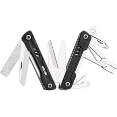 NexTool Multitool, Mini Sailor Šķēres 10 in 1 Multitools | Mini multiinstruments ar kabatas nazi, mazas knaibles, konservu nazis, šķēres, skrūvgriezis, SIM kartes tapa, kempinga piederumi, dāvanas vīriešiem